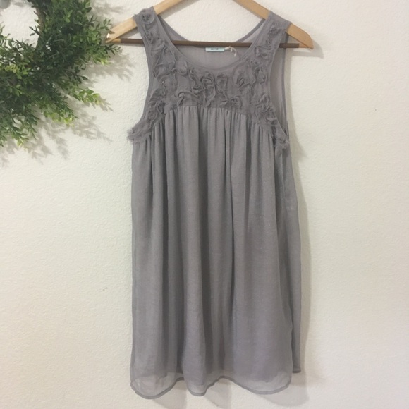 Kimchi Blue Dresses & Skirts - FINAL CLEARANCE Kimchi Blue Gauzy Gray Dress